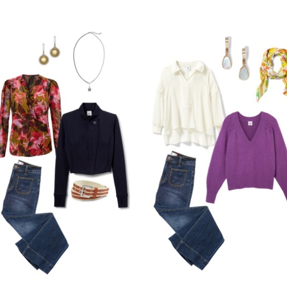 Cabi 4151 Patch Pocket Wide Leg Jeans Womens Cabi Fall ‘21 Sizes 10, 12, 16. - Picture 7 of 10